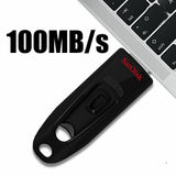 Sandisk CZ48 Blade USB Stick 16GB 32GB 64GB 128GB USB 3.0 Flash Drive high speed