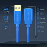 USB3.0 Extension Verlängerungskabel Kabel A-Stecker zu A-Buchse PC TV PS4 0.5-3m