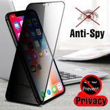 2 PCs Blickschutz Privacy Glas iPhone 13 Pro Sichtschutz Schutz Glas Anti Spy 9H