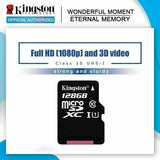 Kingston Micro SD Card 16GB 32GB 64GB 128GB Class10 Flash Memory Card Canvas