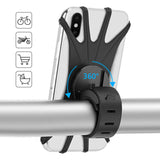 Universal Fahrrad Handyhalter Silikon Motorrad Fahrrad Lenker Standhalterung