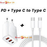 USB C Ladekabel für Samsung Huawei Xiaomi MacBook Pro PD+2 port  USB Netzteil