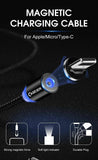 Ladekabel für iPhone Samsung Huawei Xiaomi Nokia LG HTC Magnetisch LED+ Netzteil