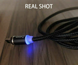 Ladekabel für iPhone Samsung Huawei Xiaomi Nokia LG HTC Magnetisch LED+ Netzteil