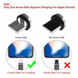 Ladekabel für iPhone Samsung Huawei Xiaomi Nokia LG HTC Magnetisch LED+ Netzteil