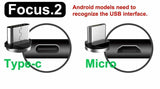 LED Ladekabel für iPhone Samsung Huawei Xiaomi Nokia LG HTC Magnetisch+ Netzteil