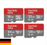 Original Sandisk ULTRA Micro SD Karte 32GB 64GB 128GB Speicherkarte memory Card