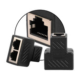 RJ45 Y Splitter Verlängerung Coupler Adapter Netzwerk LAN Ethernet Verteiler