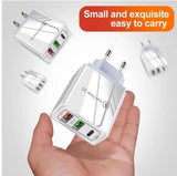 20W USB C + 2 USB Schnellladegerät Netzteil für iPhone 13/12/11/XR/XS/X/8/7/SE