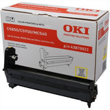 OKI Tonerkassetten 43870021 Yellow Laser MC560 560dn C5850 560N 560DN 5750DN Car
