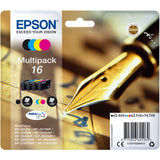 Epson Tintenstrahldrucker 16 Multipack 4 farbig Tinten C13T16264012 Patronen Ink