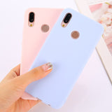 Weiche Silikonhülle für Huawei P30 P20 P10 Mate 10 Lite Honor P40 Lite 7C 30 20