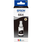 Epson NACHFÜLLTINTE T6641 Patronen Black Ink Bottle Eco Tank Tinte 70 ml