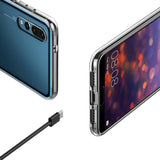 Ultradünne transparente Silikonhülle für Huawei P40 P30 P20 P10 Lite Mate 30 10