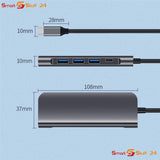 5-in-1 USB C Hub for iPad Pro Top Quality
