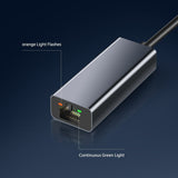 USB C auf LAN Adapter Netzwerk Ethernet Konverter USB 3.0 Gigabit LAN RJ45 LED