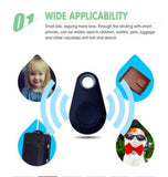 Schlüsselfinder Haustier Koffer finden GPS Locator Bluetooth 4.0 Anti Lost Weiß