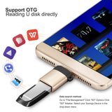 2x USB C auf USB3.0 adapter OTG Converter für Xiaomi Huawei Samsung HTC Macbook