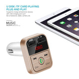 KFZ FM Transmitter Drahtloser Radio Mp3 mit Dual USB Ladegerät LCD für Handy