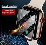 3D Schutzglas Für Apple iWatch Series 7 41MM 45MM full glu Displayschutz 9H