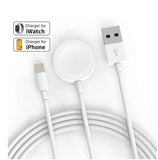 2 In 1 Ladekabel für iWatch  6 5 4 3 2 1 SE+ iPhone 13 12 11 X Schnellladen