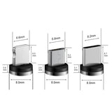 3 in 1 Magnetisch Ladekabel für iPhone Samsung Huawei Xiaomi Nokia LG Fast LED