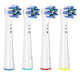 12pcs Ersatzbürstenköpf Aufsteckbürsten Aufsätze kompatibel für Oral B Zahnbürst