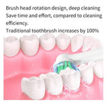 4pcs Ersatzbürstenköpf Aufsteckbürsten Aufsätze kompatibel für Oral B Zahnbürst