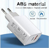 USB C Ladekabel für Samsung Huawei Xiaomi MacBook Pro +Dual Netzteil Schnell
