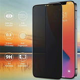 2 Pcs Blickschutz Privacy Glas iPhone 12 Sichtschutz Schutz Glas Anti Spy 9H