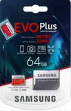 SAMSUNG EVO Plus Micro SD Karte 128GB Class10 SDXC Speicherkarte Memory Card