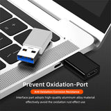 2x OTG adapter USB Male zu Type-c Female Connector für Xiaomi Huawei Samsung HTC