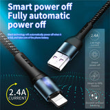 Ladekabel für iPhone 14 13 12 11 X XR XS XS Max 8 7 6 schnellladen + Netzteil LED
