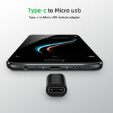 2x USB-C Adapter auf Micro USB Adapter Typ-C Konverter für Samsung Huawei LG OTG