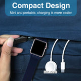USB C Ladekabel für Apple Watch iWatch 1/2/3/4/5/6/7/8 Magnetisch Ladegerät Typ C