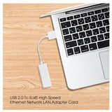 USB zu RJ45 10/100 Mbps Ethernet Externe LAN Adapter Karte Netzwerk LAN Adapter